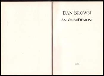 Dan Brown: Andělé a démoni