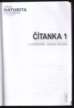 Otakar Slanař: Čítanka 1, k Literatuře - přehledu SŠ učiva