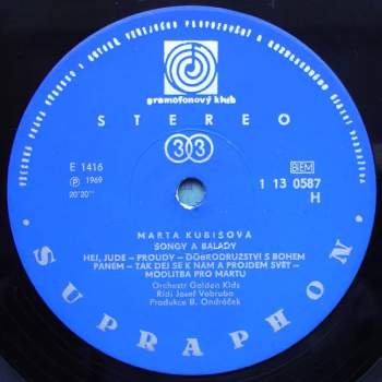 Marta Kubišová: Songy A Balady