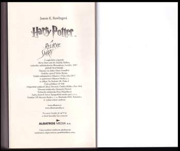 J. K Rowling: Harry Potter a relikvie smrti