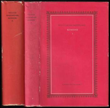 Komedie: Díl 1-2 (Komedie omylů, Dva kavalíři z Verony, Marná lásky snaha, Zimní pohádka, Bouře; Zkrocení zlé ženy, Sen noci svatojánské, Benátský kupec, Jak se vám líbí, Večer tříkrálový)