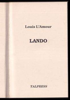 Louis L'Amour: Lando