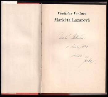 Vladislav Vančura: Markéta Lazarová