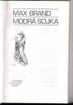 Max Brand: Modrá sojka