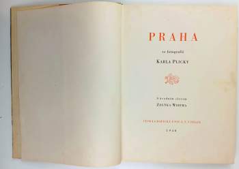 Karel Plicka: Praha ve fotografii Karla Plicky