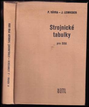 Strojnické tabulky pro střední odborná učiliště