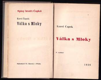 Karel Čapek: Válka s Mloky
